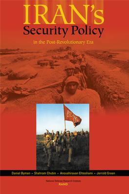 Iran's Security Policy in the Post-Revolutionary