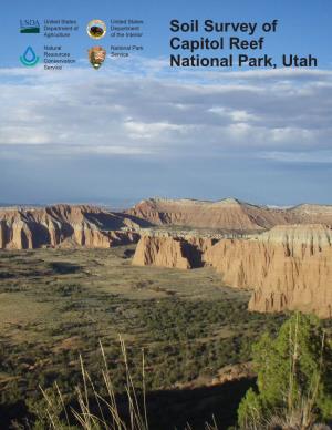 Soil Survey of Capitol Reef National Park, Utah