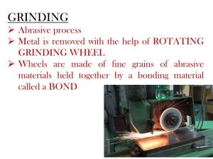 Types of Grinding Wheels