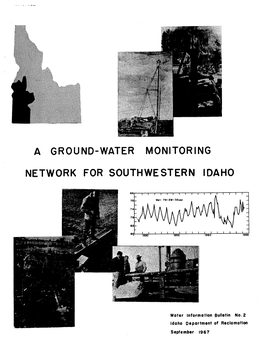 WIB#2: Ground Water Monitoring Network for Southwestern Idaho