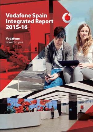 Vodafone Spain Integrated Report 2015-16