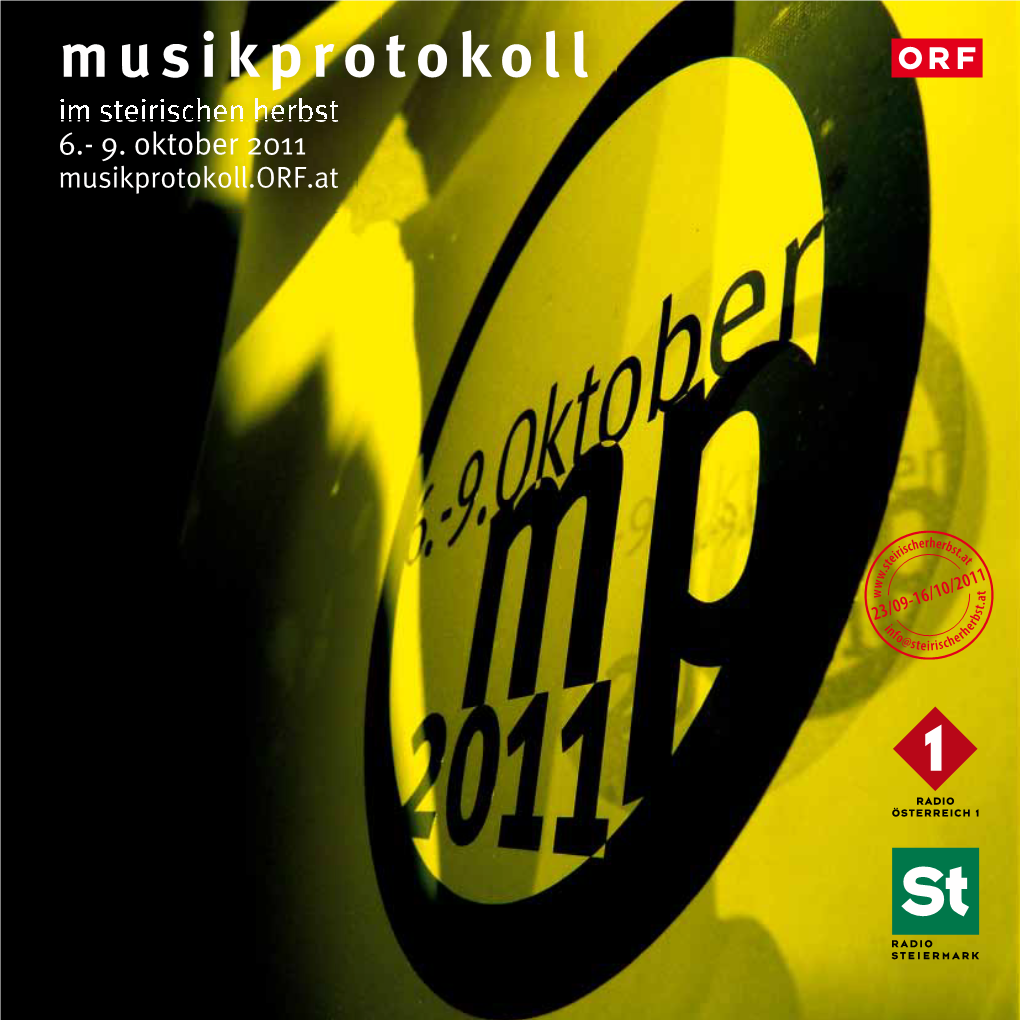 9. Oktober 2011 Musikprotokoll.ORF.At