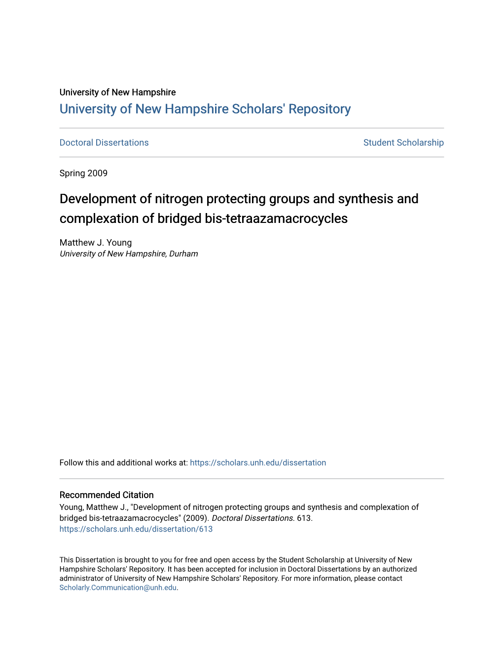 Development of Nitrogen Protecting Groups and Synthesis and Complexation of Bridged Bis-Tetraazamacrocycles