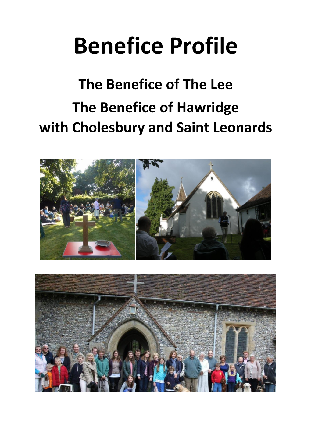 Benefice Profile