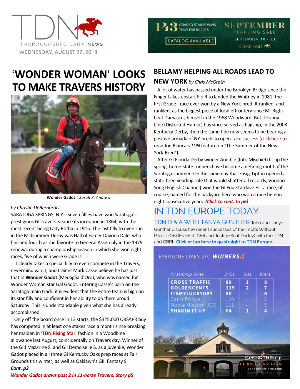 Wonder Woman= Looks to Make Travers History