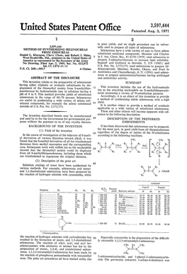 United States Patent 0 Ice Patented Aug