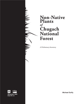 Non-Native Plants Chugach National Forest