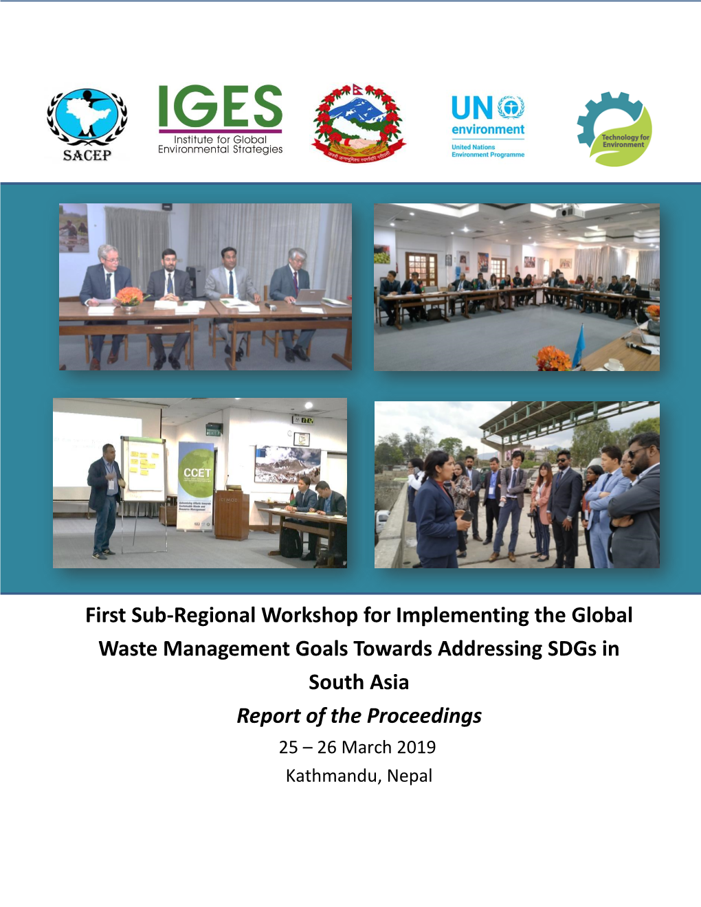 First Sub-Regional Workshop for Implementing the Global Waste