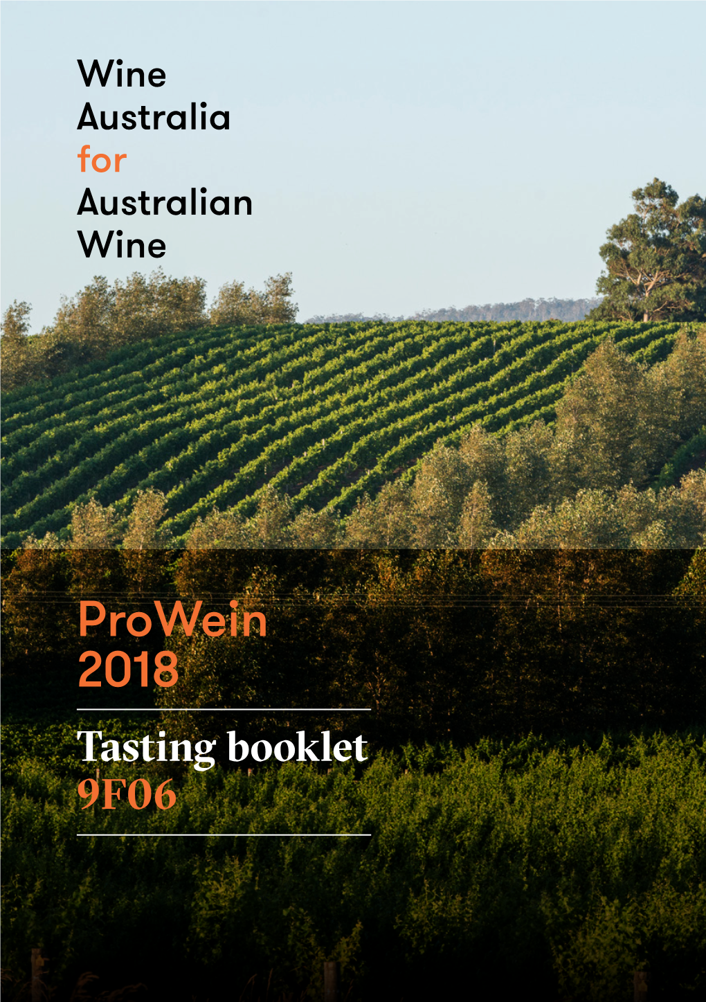 Prowein 2018 Tasting Booklet 9F06