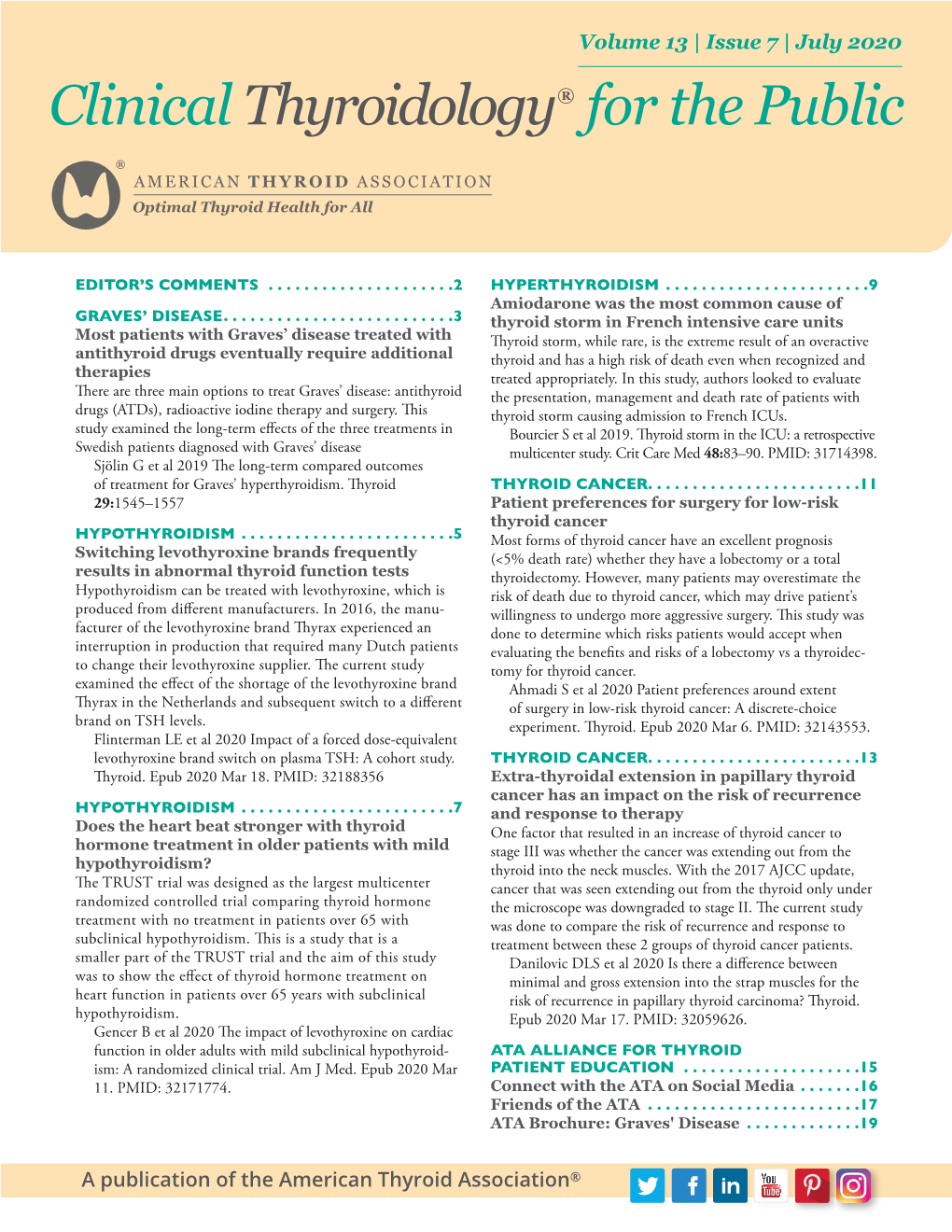 Clinical Thyroidology for the Public