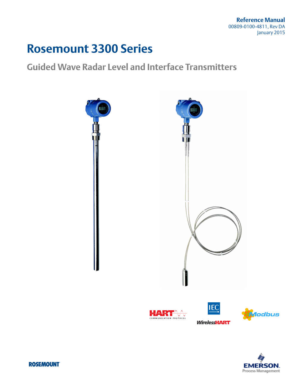 Manual: Rosemount 3300 Series Guided Wave Radar Level And