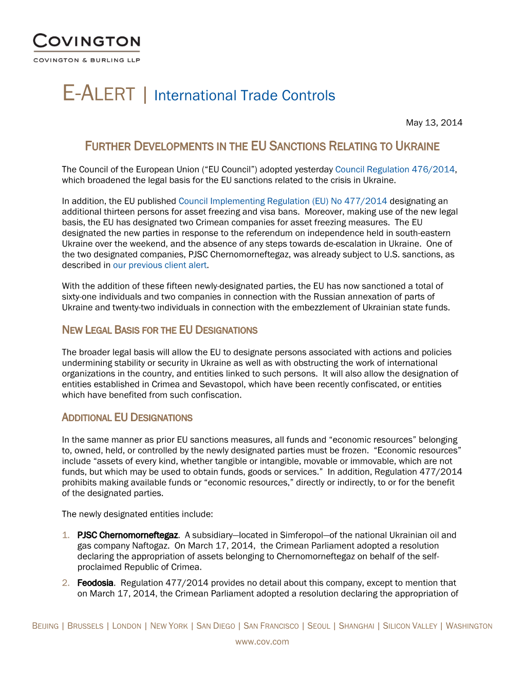 International Trade Controls