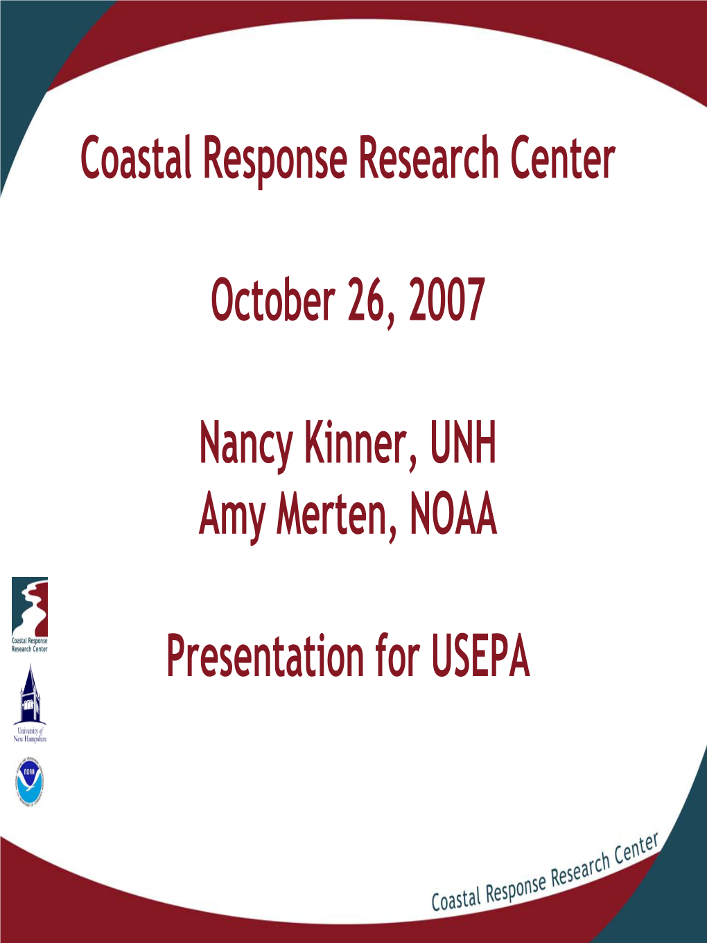 Overview of NOAA Programs At