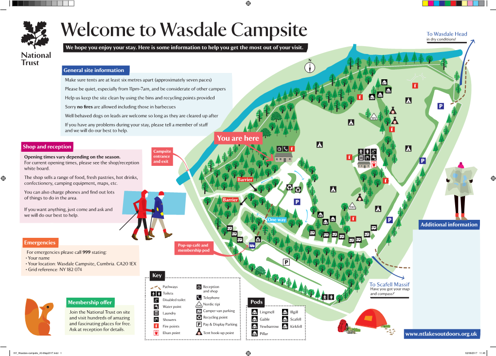 Welcome to Wasdale Campsite to Wasdale Head in Dry Conditions! We Hope You Enjoy Your Stay