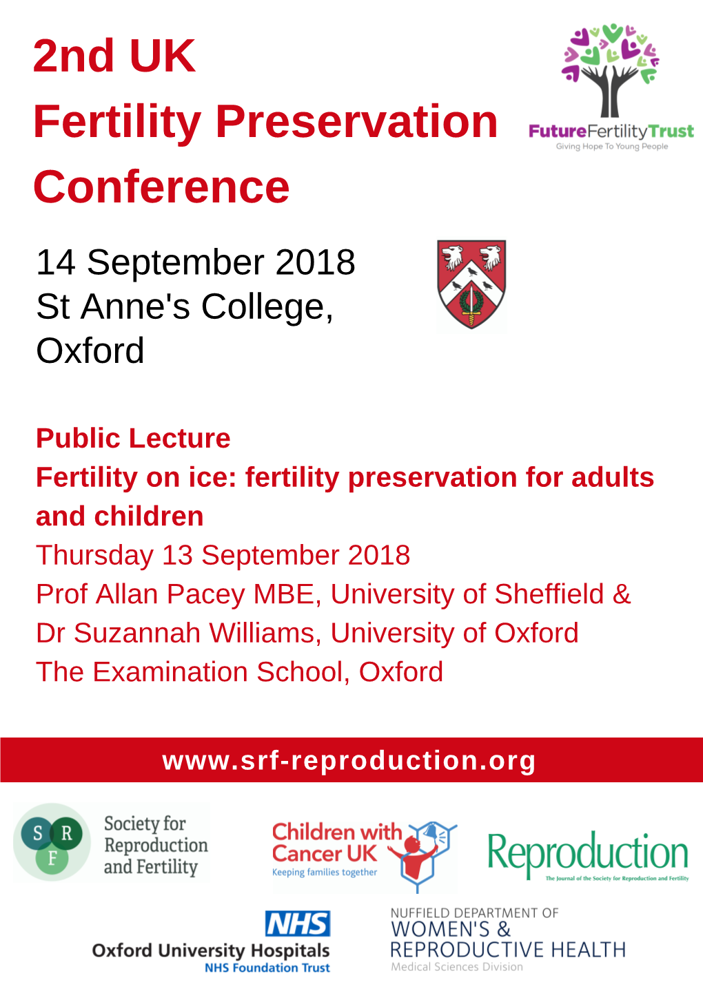 2Nd UK Fertility Preservation Conference Full Programme