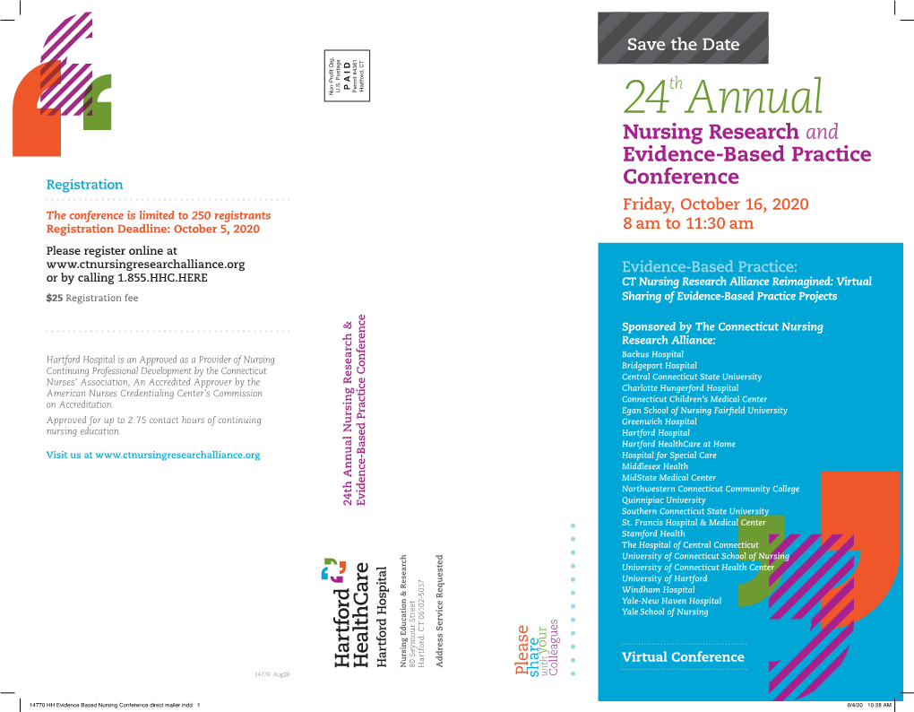 Nursing Research and Evidence-Based Practice Conference