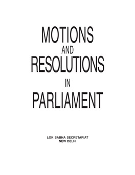 Motions and Resolutions.Pdf
