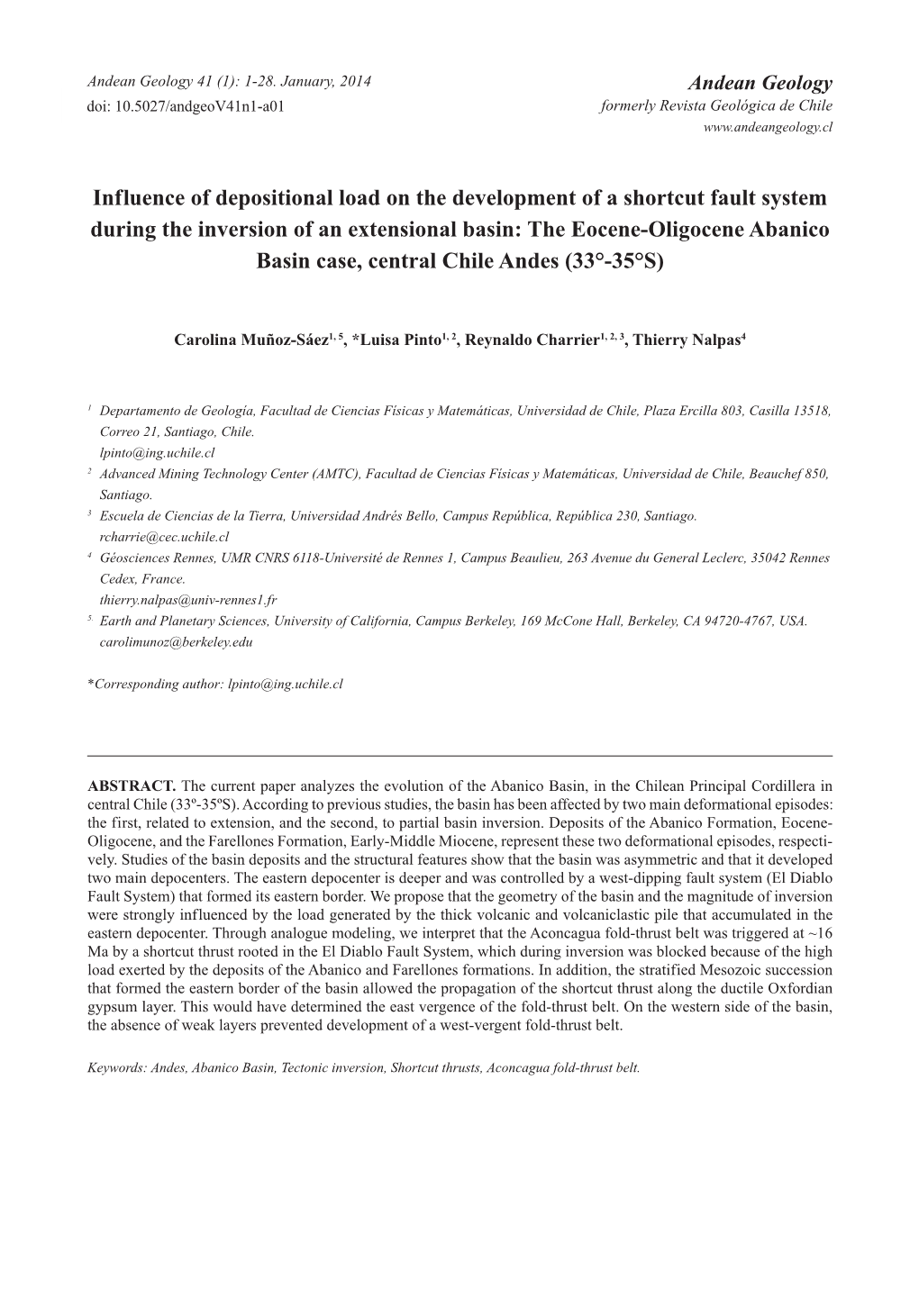 Influence of Depositional Load on the Development of A