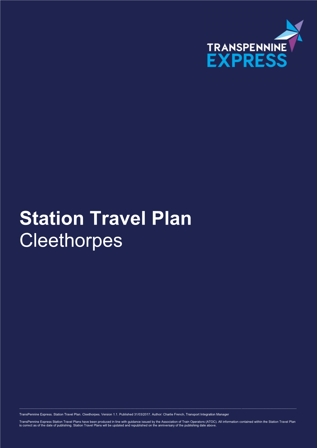 Station Travel Plan Cleethorpes