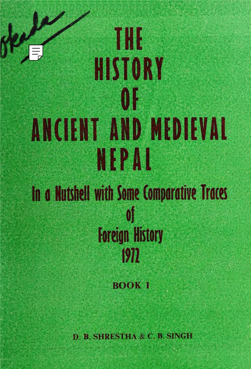 The History Of Ancient And Medieval Nepal - DocsLib