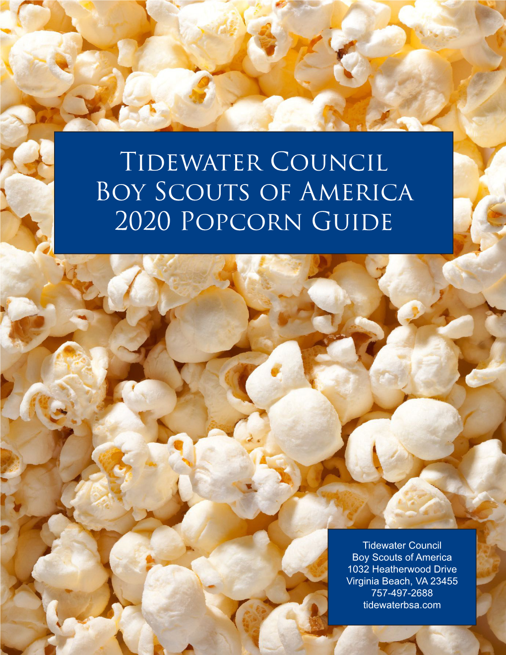 Tidewater Council Boy Scouts of America 2020 Popcorn Guide