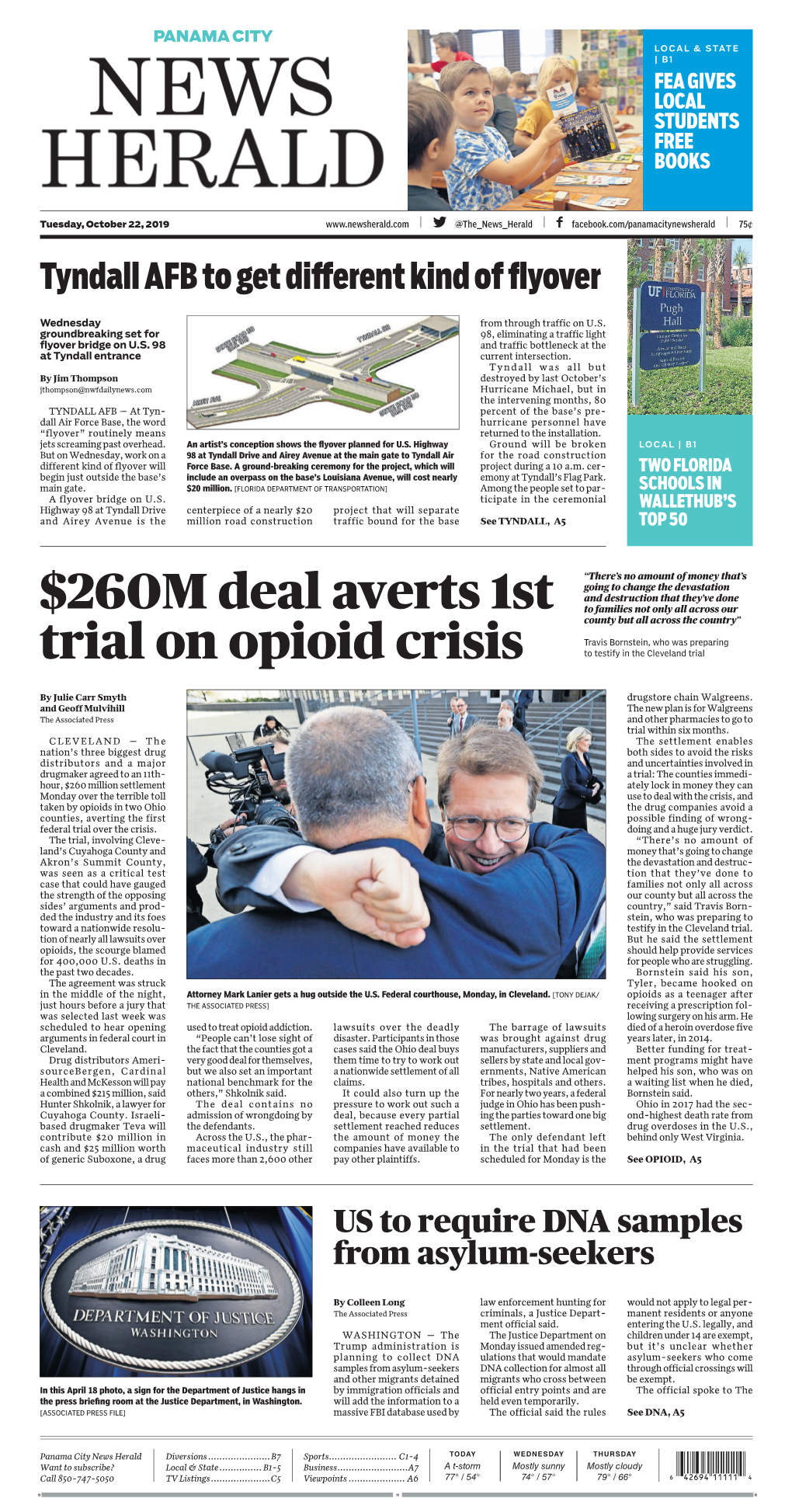 $260M Deal Averts 1St Trial on Opioid Crisis