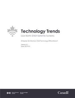 Technology Trends Low-Earth Orbit Satellite Systems