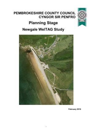 Planning Stage Newgale Weltag Study