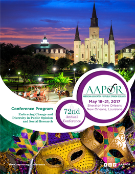 2017 AAPOR Annual Conference