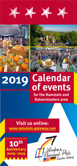 Calendar of Events for the Ramstein and Kaiserslautern Area