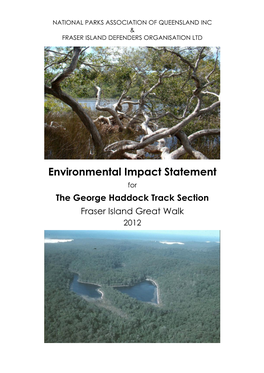 Environmental Impact Statement of the George Haddock Track