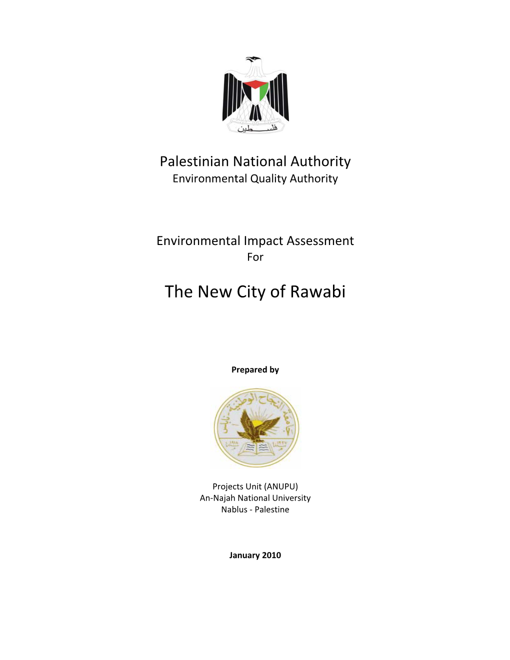 EIA for the New City of Rawabi