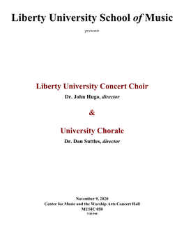 Liberty University School of Music