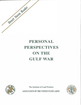 Personal Perspectives on the Gulf