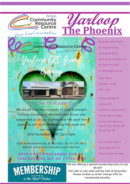 The Yarloop Phoenix November 2019