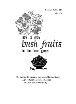 BUSH FRUITS in the Home Garden