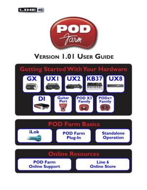 Line 6 POD Farm 1.01 User Guide