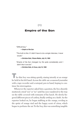 Empire of the Son