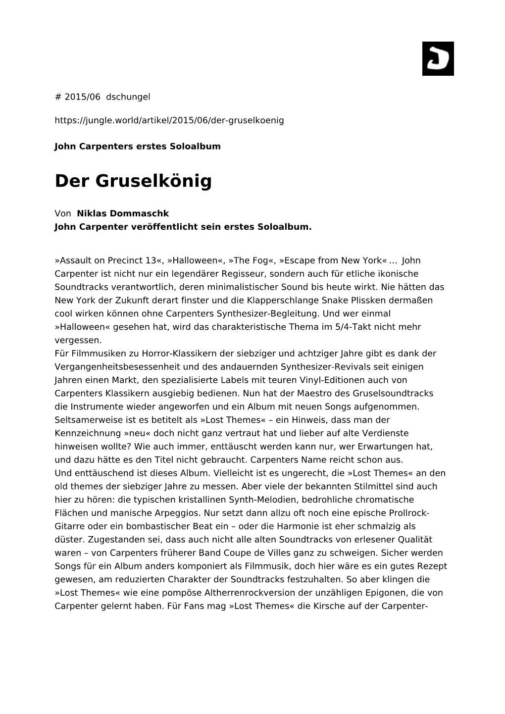 Der Gruselkönig