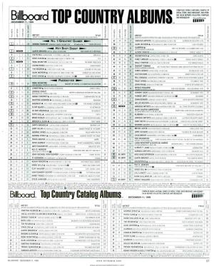 Billboard® Top Country Catalog Albums