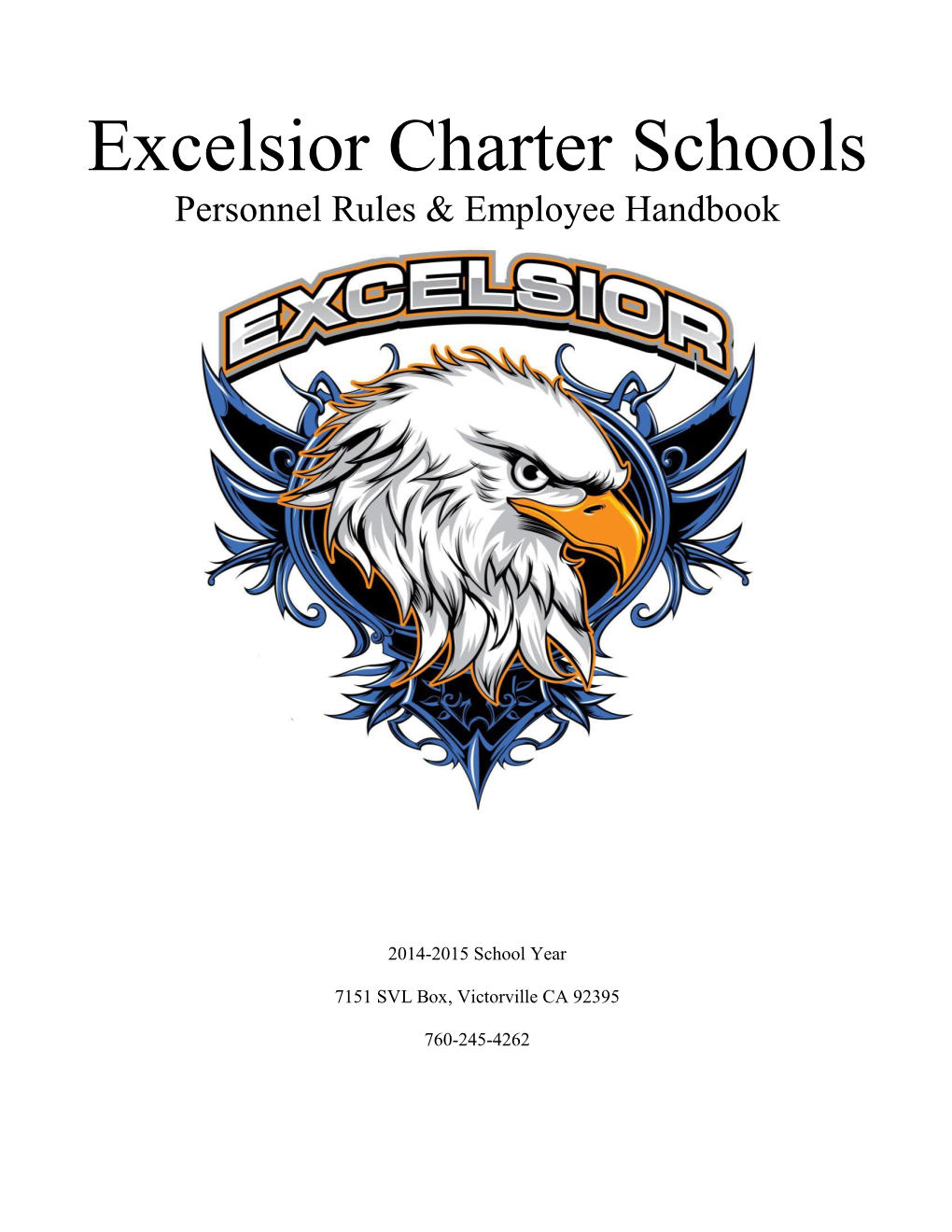 Charter School Employee Handbook