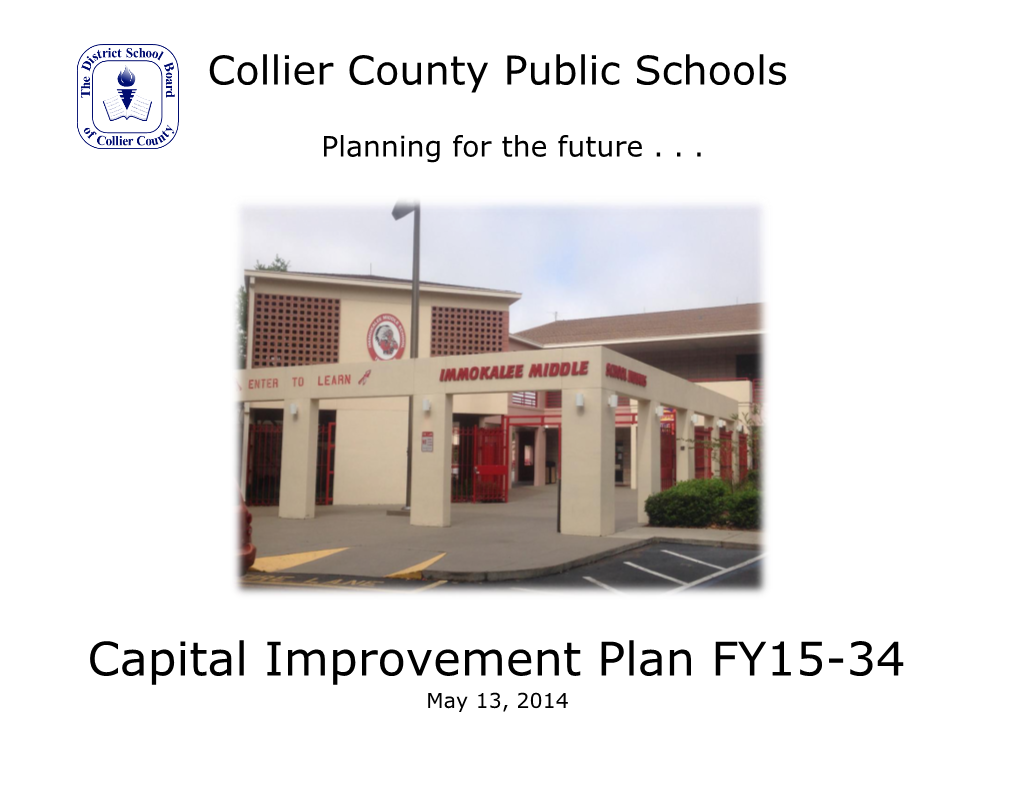 District School Board of Collier County Planning for the Future