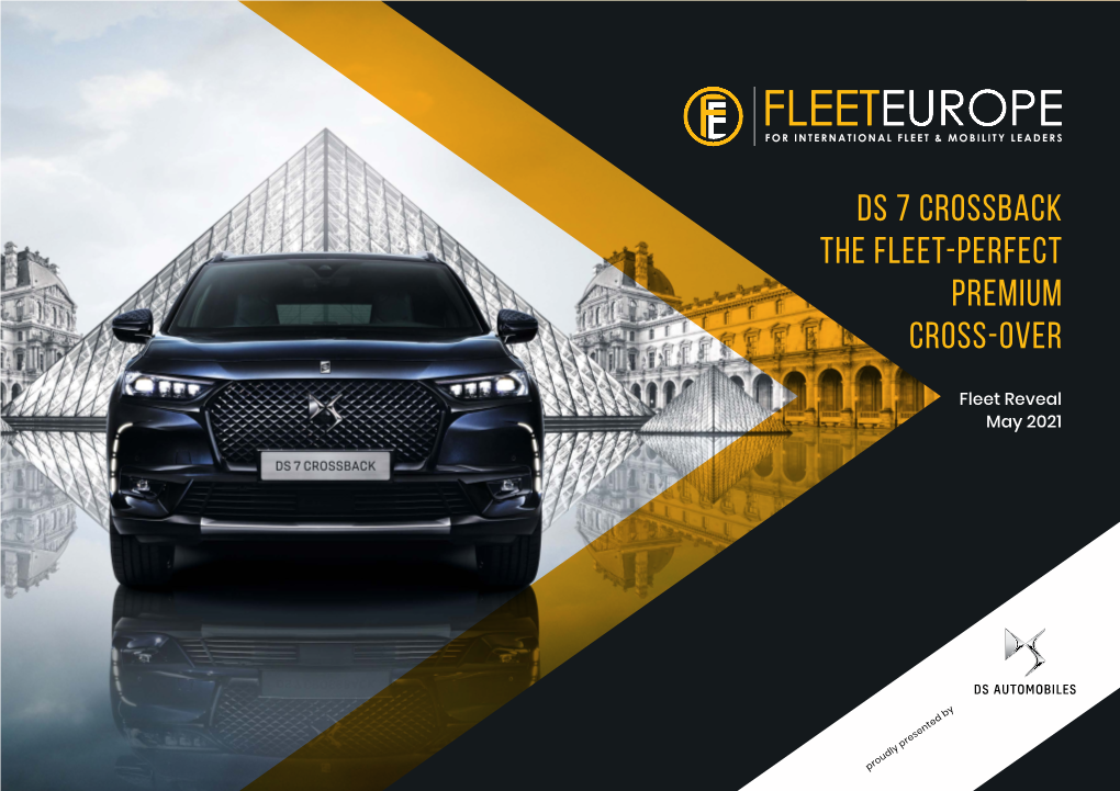 Ds 7 Crossback the Fleet-Perfect Premium Cross-Over