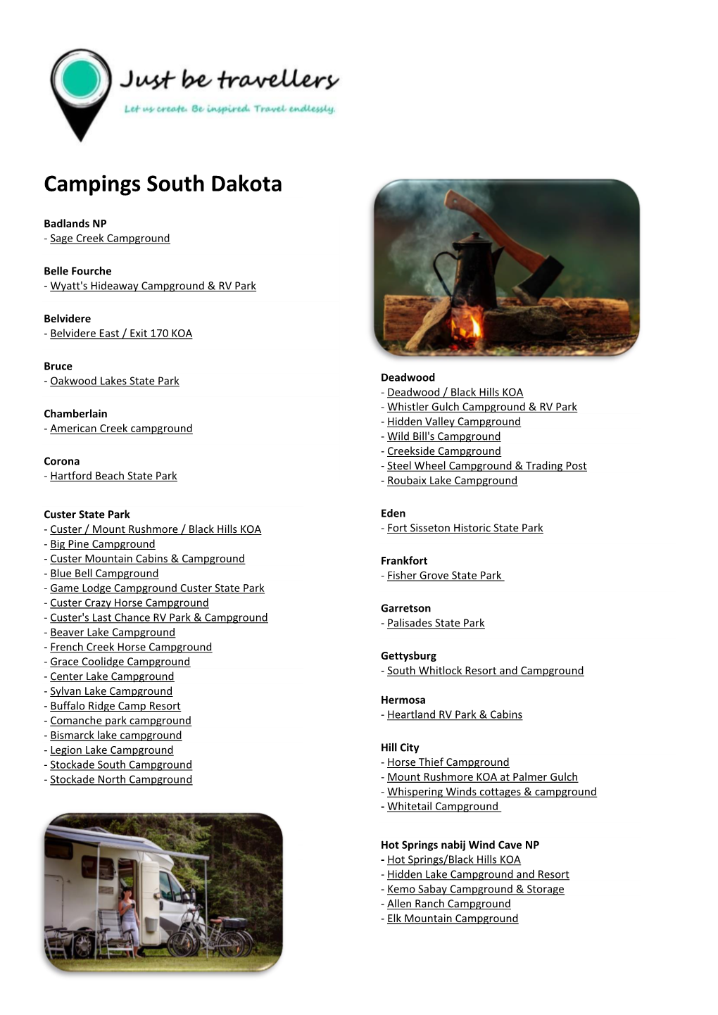 Campings South Dakota