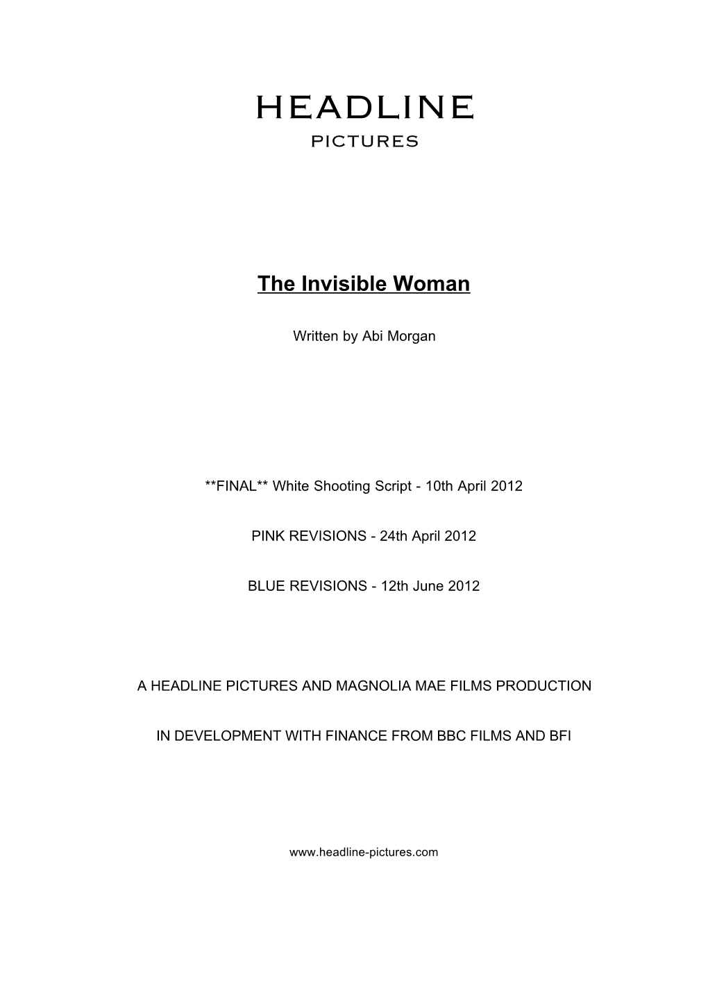 The Invisible Woman