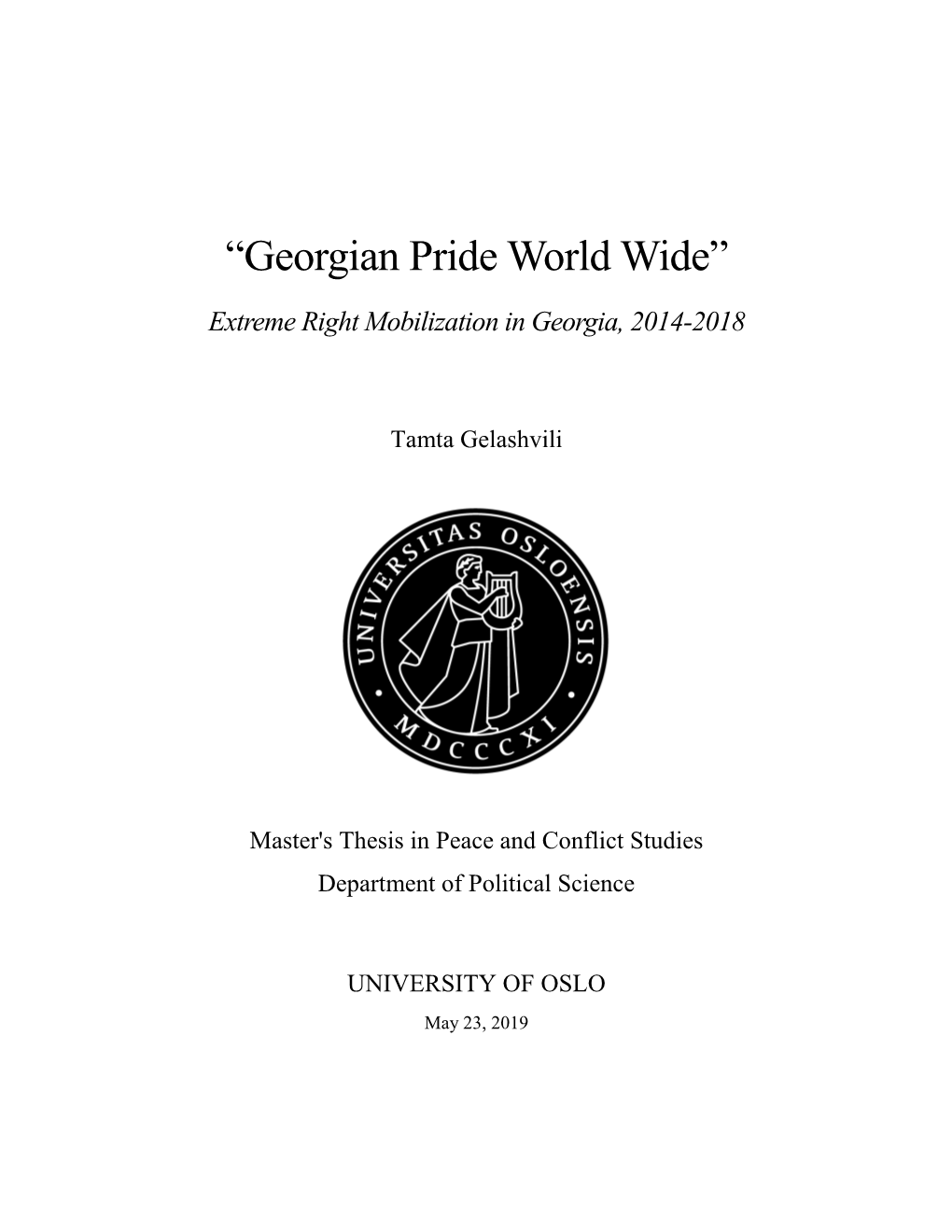 “Georgian Pride World Wide”