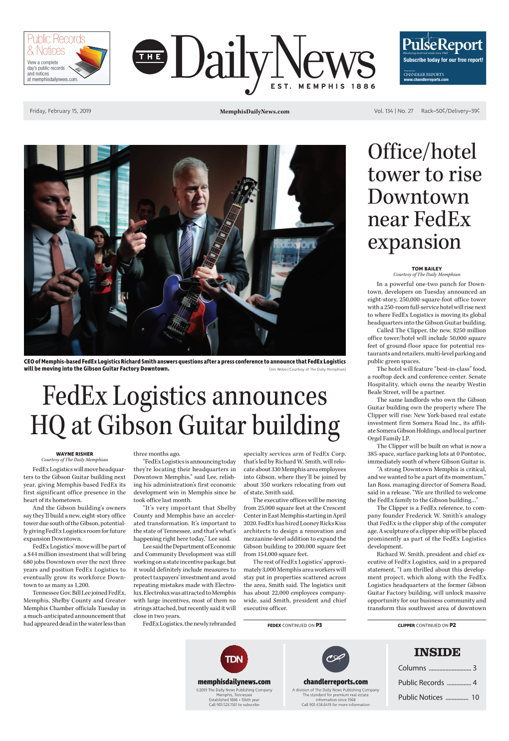 Fedex Logistics Announces HQ at Gibson