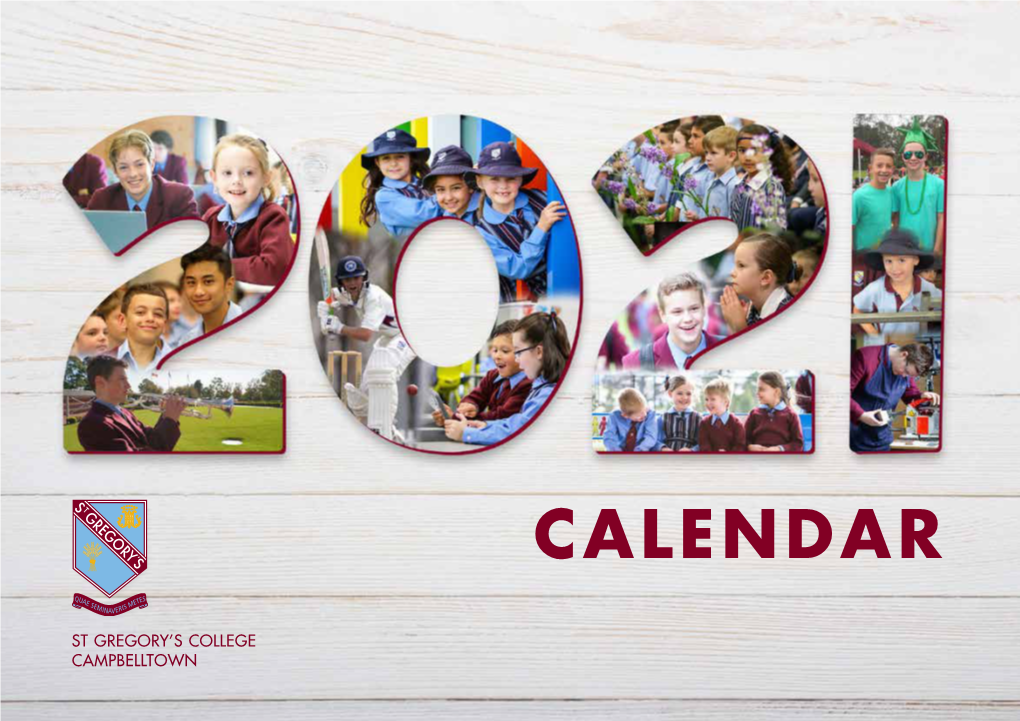 2021 Parent Calendar