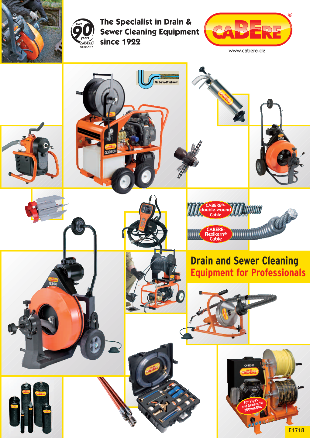 Drain and Sewer Cleaning Equipment for Professionals