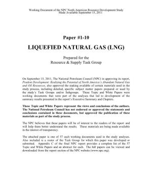 Liquefied Natural Gas (Lng)